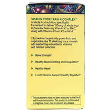 Vitamin Code Raw K-Complex, by Garden of Life, image #4