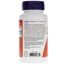 Vitamin D-3 1,000 IU, by NOW Foods, image #3