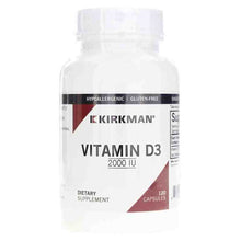 Vitamin D-3 2000 IU Capsules, by Kirkman