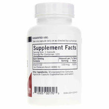 Vitamin D-3 4000 IU Capsules, by Kirkman, image #2