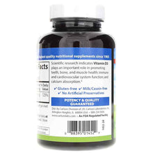Vitamin D3 1,000 IU, 250 Softgels, by Carlson Labs, image #3
