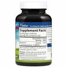 Vitamin D3 10,000 IU, 250 Softgels, by Carlson Labs, image #2