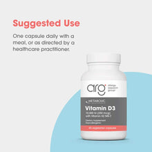 Vitamin D3 10,000IU with Vitamin K2 MK-7, 60 Capsules, by Allergy Research Group