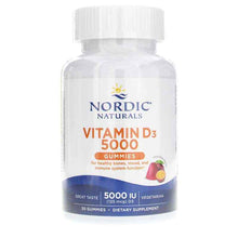 Vitamin D3 5000 Gummies, 30 Gummies, by Nordic Naturals