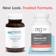 Vitamin D3 5,000 IU, 90 Capsules, by Allergy Research Group