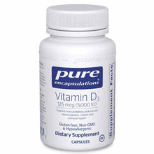 Vitamin D3 5000 IU, 60 Capsules, by Pure Encapsulations