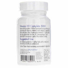 Vitamin D3 Complete 5000 IU Softgels, 120 Softgels, by Allergy Research Group, image #3