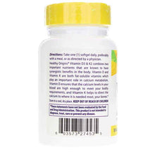 Vitamin D3 & K2, 180 Softgels, by Healthy Origins, image #3