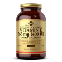 Vitamin E 268 Mg (400 IU) d-Alpha, 250 Softgels, by Solgar