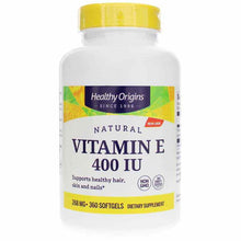 Vitamin E 400 IU, 360 Softgels, by Healthy Origins