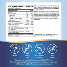 Supplement Facts label for Weight Manager powder packet showing ingredients, nutrition information, and product attributes in