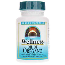Wellness Oil Of Oregano, 60 Veg Capsules, by Source Naturals