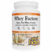 Whey Factors Natural Whey Protein, Unflavored, 12 Oz, by Natural Factors