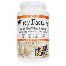 Whey Factors Natural Whey Protein, Unflavored, 2 Lbs, by Natural Factors