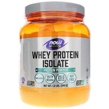 Whey Protein Isolate, Unflavored, 1.2 Lbs, by NOW Foods