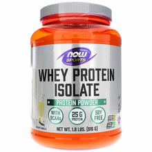 Whey Protein Isolate, Vanilla, 1.8 Lbs, by NOW Foods