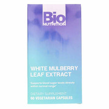 White Mulberry Leaf Extract 1000 Mg, by Bio Nutrition