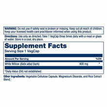 White Willow 400 Mg, by Solaray, image #2