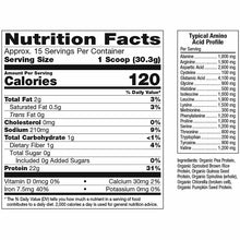 Whole Earth & Sea Raw Organic Plant Protein, Unflavored, 15 Servings, by Natural Factors, image #2