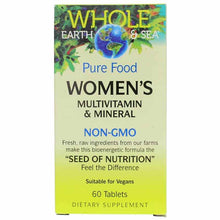 Whole Earth & Sea Women's Multi, 60 Tablets, by Natural Factors