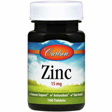 Zinc 15 Mg, 100 Tablets, by Carlson Labs