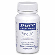 Zinc 30, 60 Capsules, by Pure Encapsulations