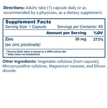 Zinc Capsule, 60 ct, by Core Med Science