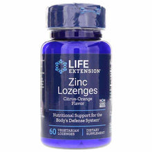 Zinc Lozenges Natural Citrus-Orange Flavor, by Life Extension