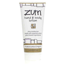 Zum Hand & Body Lotion, Frankincense Myrrh, by Zum