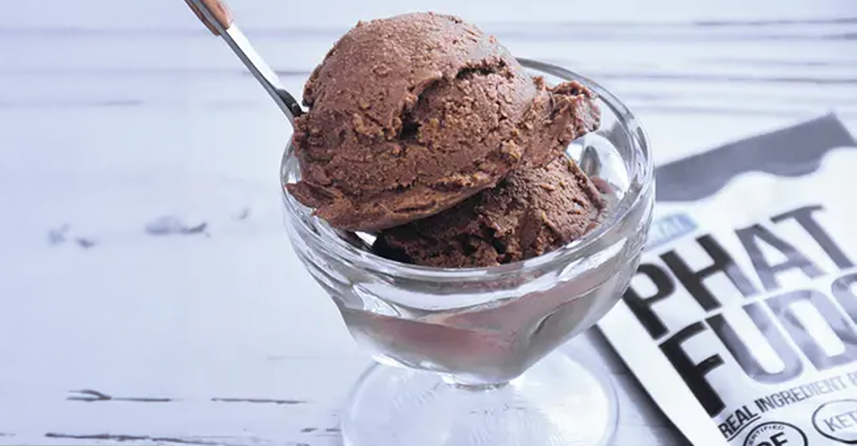 Paleo Chocolate Ice Cream recipe with Phat Fudge