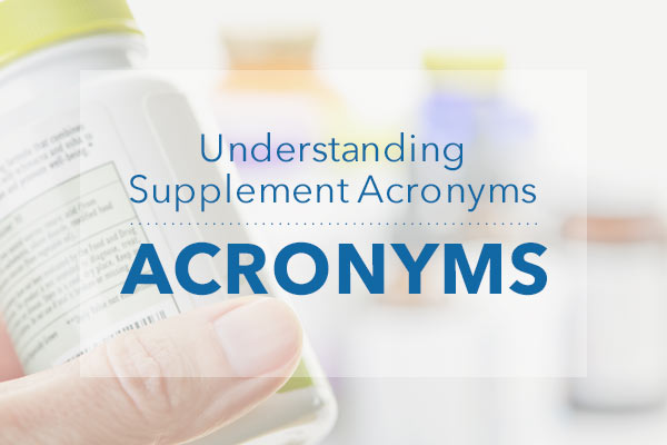 Natural Health Acronyms & Symbols: What Do They Mean?