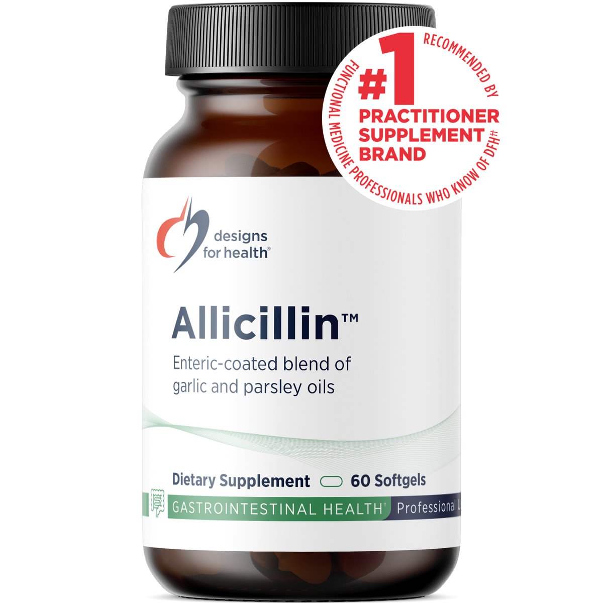 Allicillin, 60 Softgels, by Designs For Health