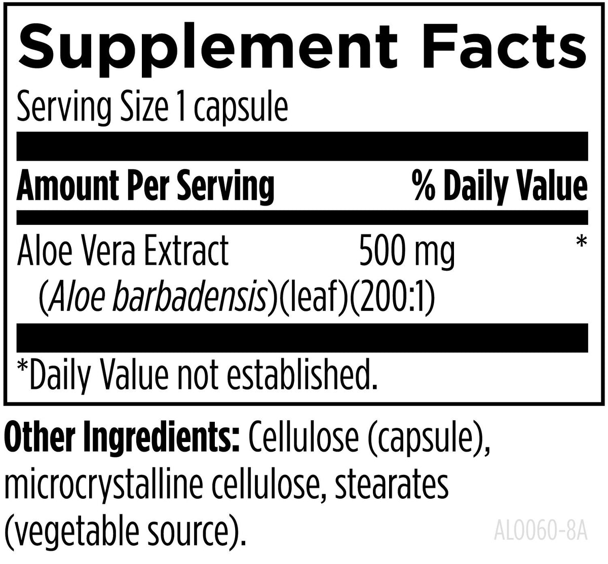 Aloe/200x, 60 Veg Capsules, by Designs For Health