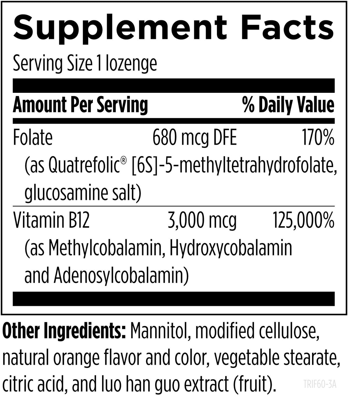 Trifolamin, 60 Lozenges, by Designs For Health