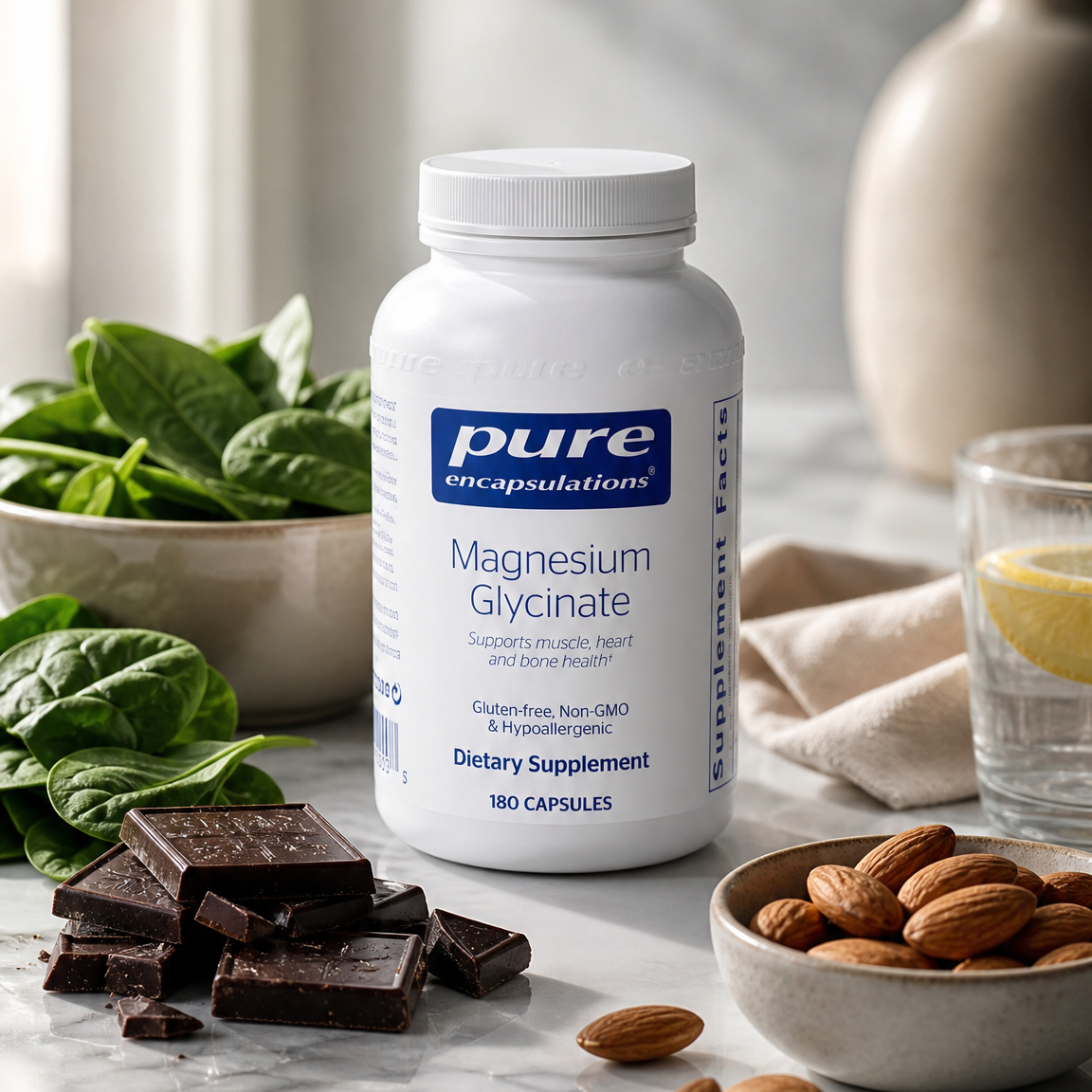 Magnesium Glycinate by Pure Encapsulations - lifestyle image 1