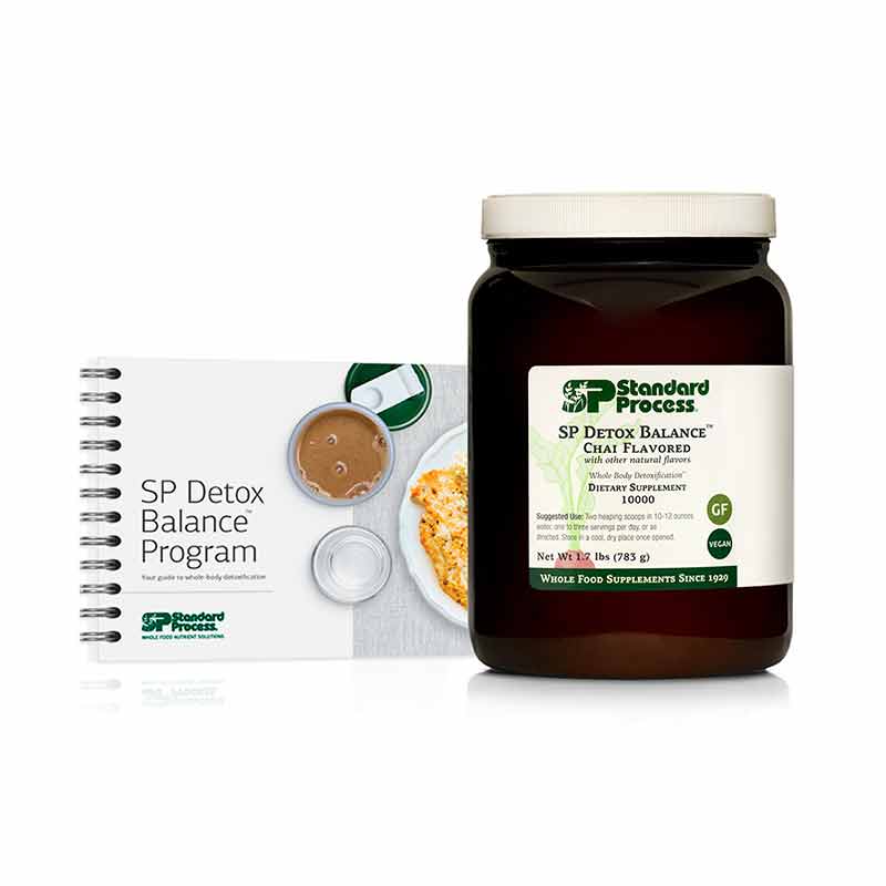 10 Day SP Detox Balance Powder + Program Guide, Chai, by Standard Process