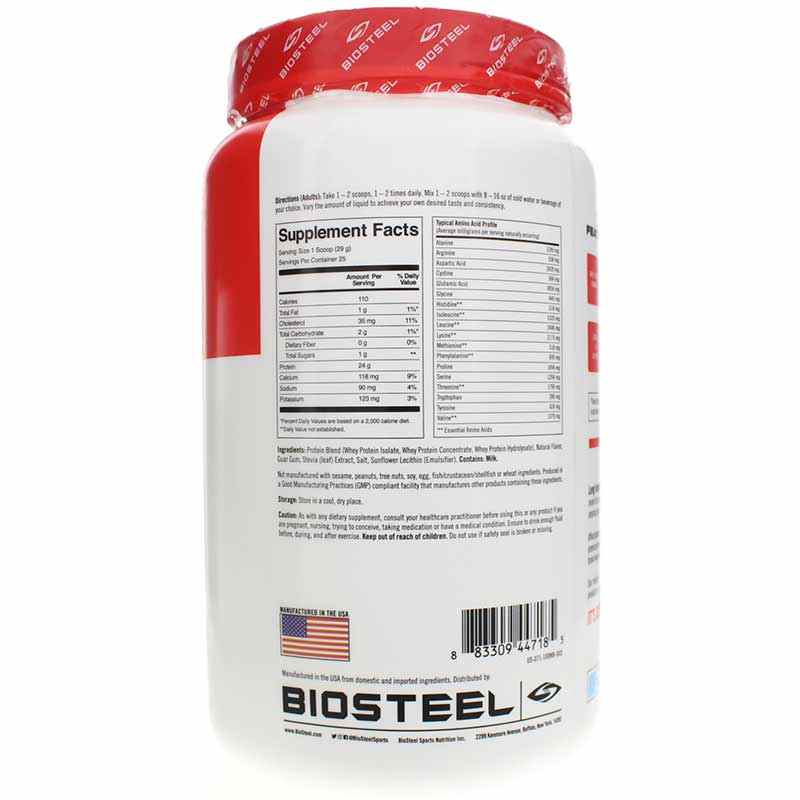 100% Whey Protein, Vanilla, by BioSteel, image #2