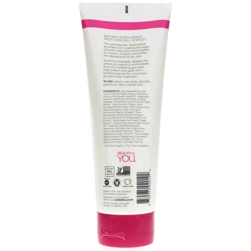 1000 Roses Body Lotion, 8 Oz, by Andalou Naturals, image #2