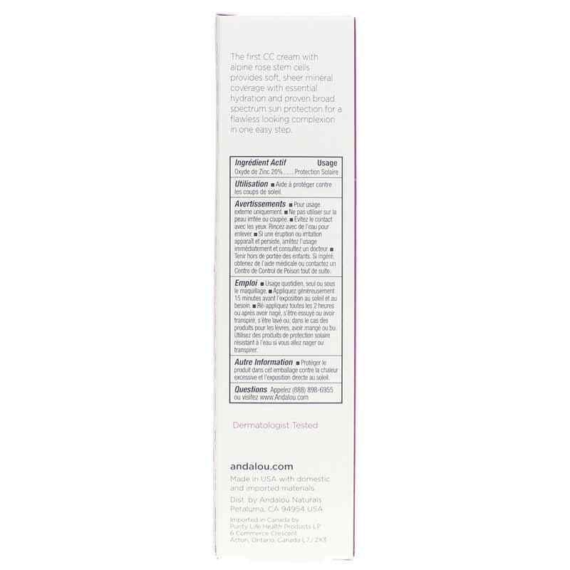 1000 Roses Color + Correct SPF 30, Sheer Beige, by Andalou Naturals, image #3
