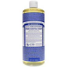 18-In-1 Hemp Pure Castile Soap, Peppermint, 32 Oz, by Dr. Bronner's Magic Soaps