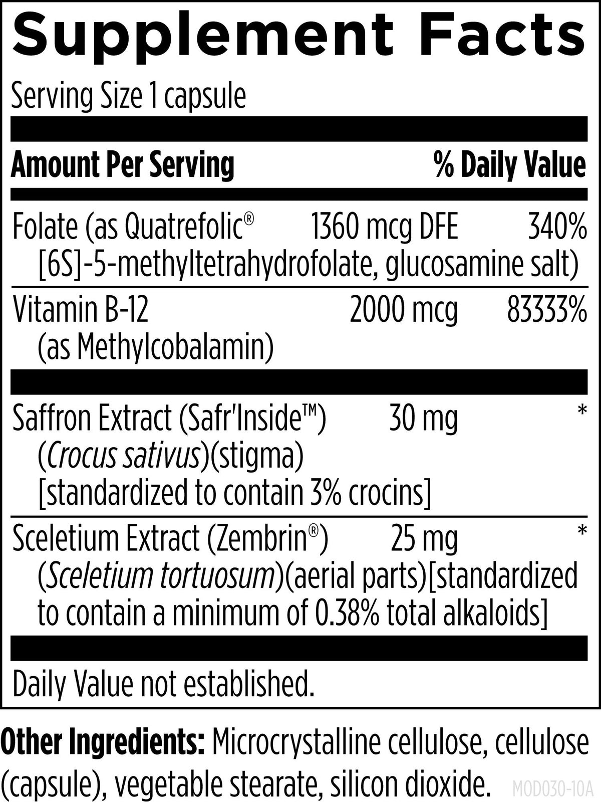 Mood-Stasis, 30 Veg Capsules, by Designs For Health