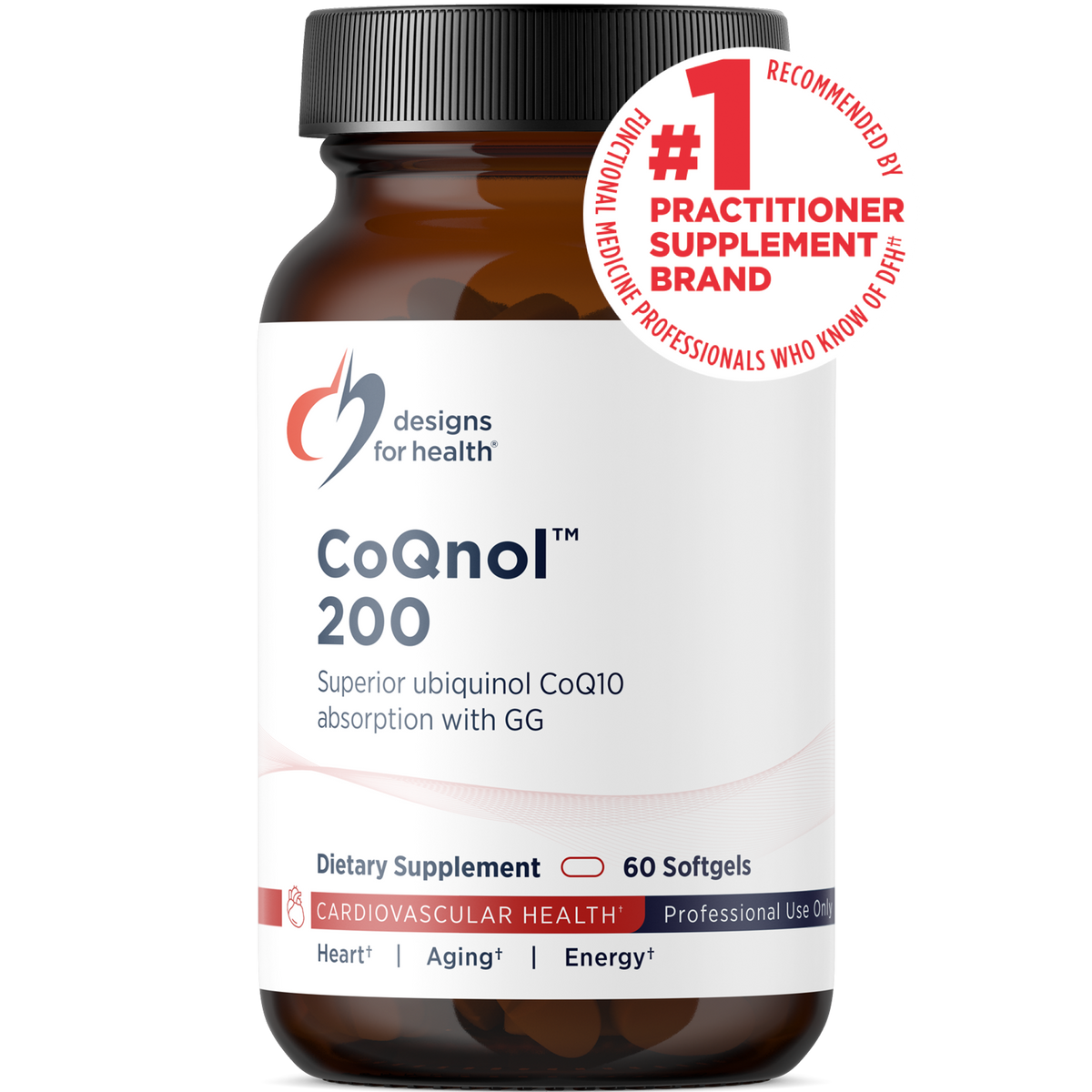 CoQnol 200 Mg, 60 Softgels, by Designs For Health