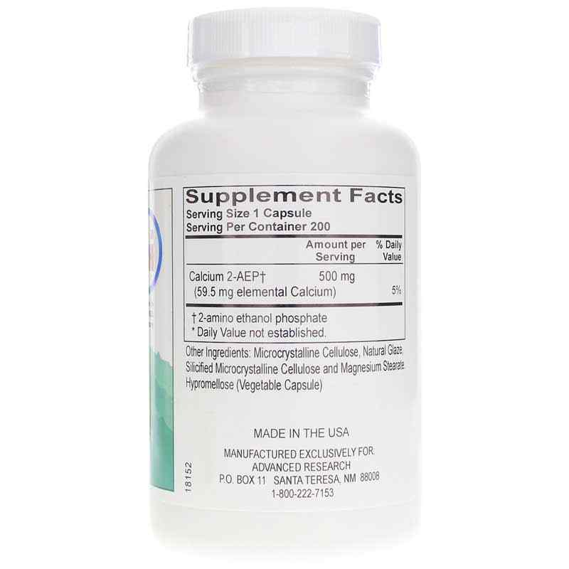 2-AEP Calcium, 200 Veg Capsules, by Advanced Research, image #2