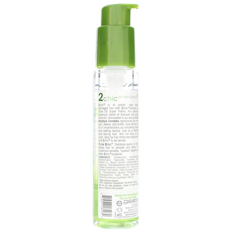 2 Chic Ultra-Moist Super Potion Anti-Frizz Binding Serum, Giovanni
