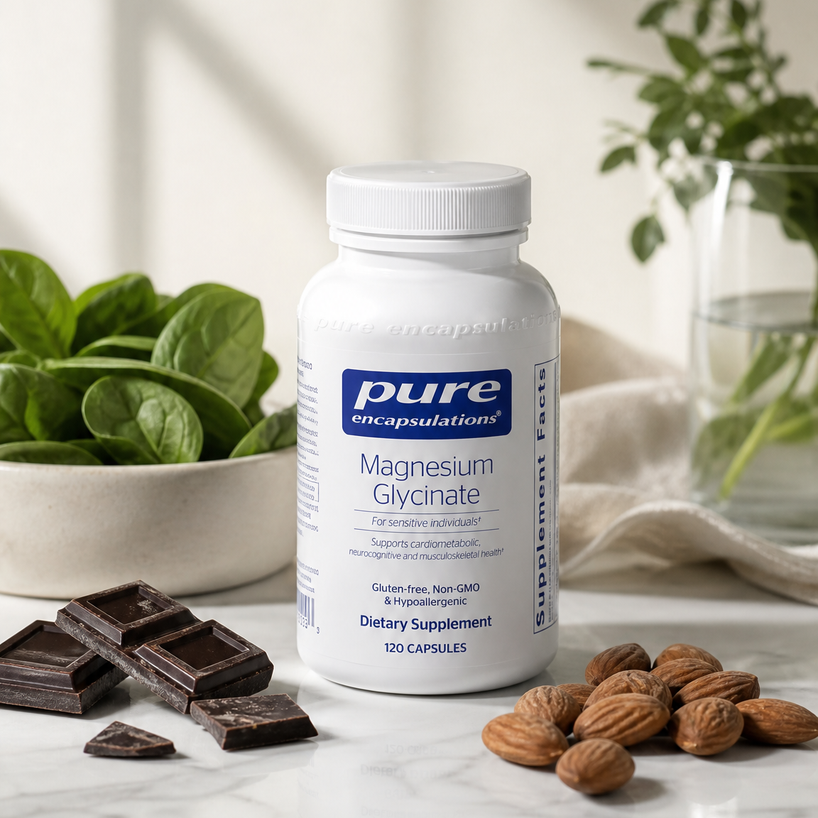Magnesium Glycinate by Pure Encapsulations - lifestyle image 2