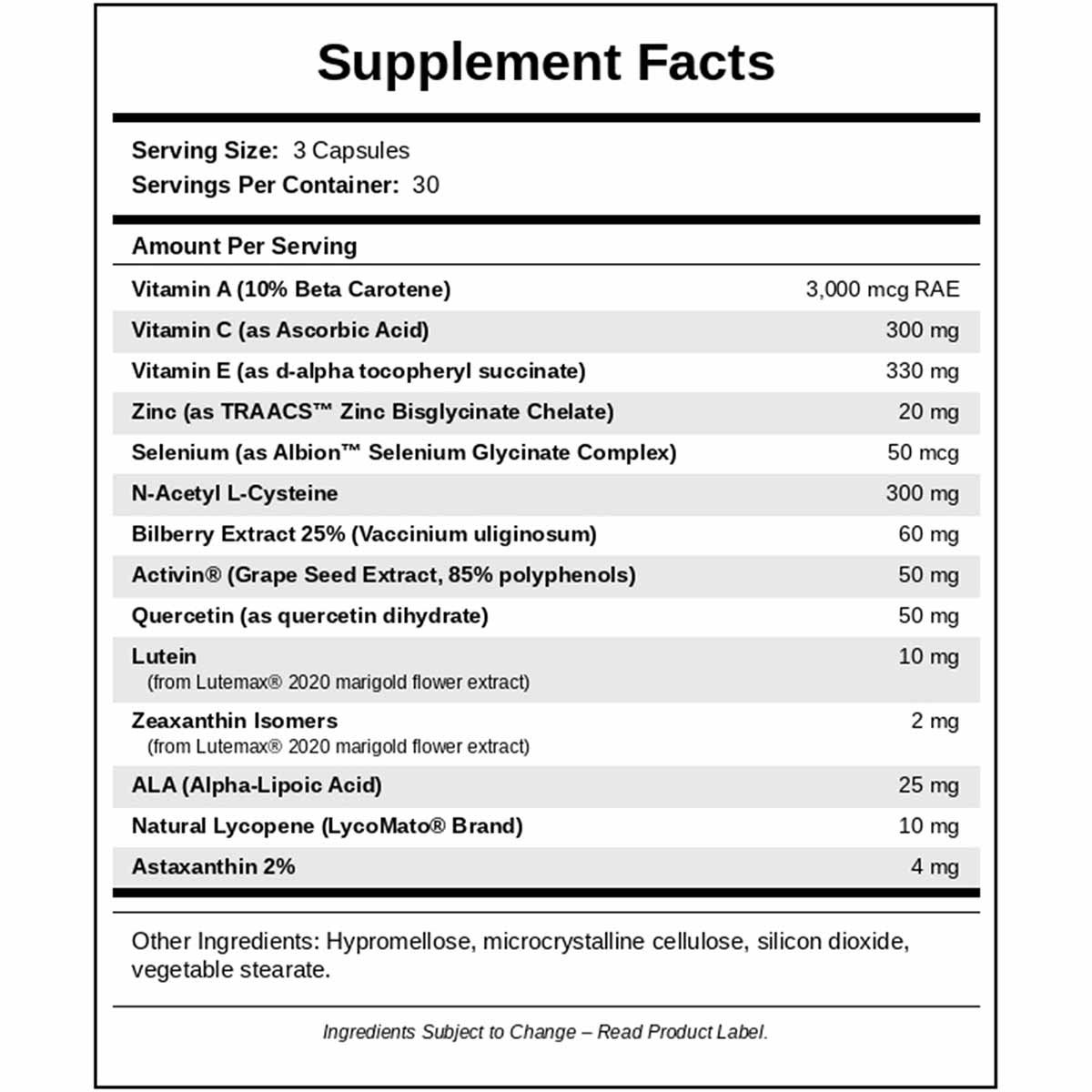 20/20 Advanced Immune Support, 90 Capsules, by Nutritional Frontiers