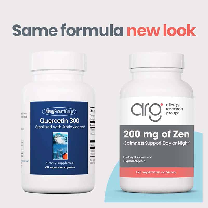 200 Mg of Zen, Allergy Research Group – Natural Healthy Concepts