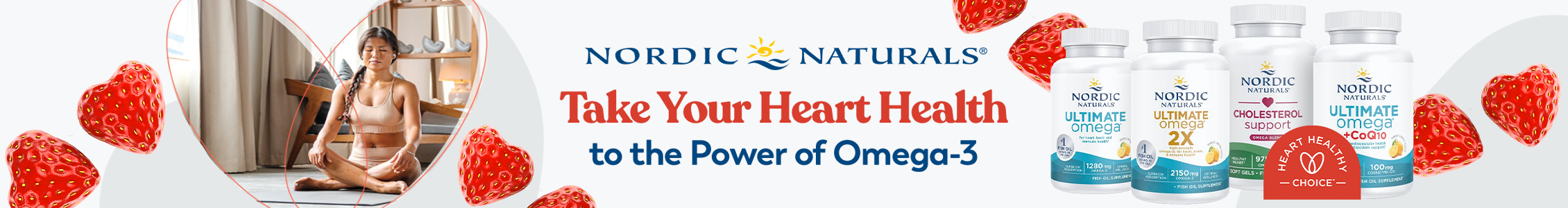 Nordic Naturals supplements Take Your Heart to the Power of Omega-3