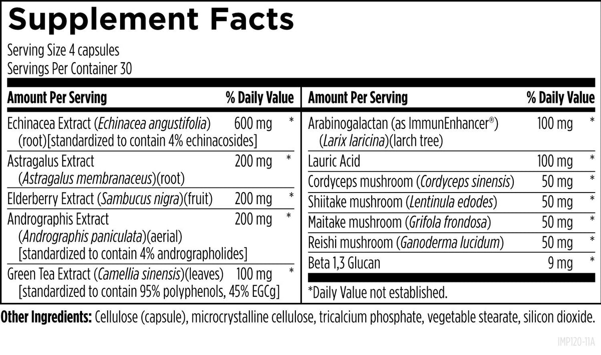 Immunitone Plus, 120 Veg Capsules, by Designs For Health