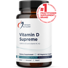 Vitamin D Supreme with K1 and K2, by Designs For Health